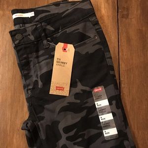 new camo levi jeans